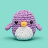 Pierre the Penguin Purple Crochet Kit