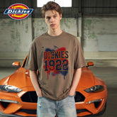 Dickies Emperor Cool Suitable American Pure Cotton Short sleeved T-shirt Men's Summer Graffiti Printed Loose Half Sleeve Couple Top M