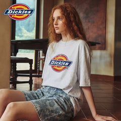 Dickies Emperor Cool Suitable Short sleeved T-shirt for Women's New Trendy Brand Loose and Versatile Round Neck Printed Casual Simple Top m
