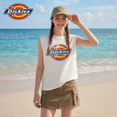 Dickies Emperor Cool Suitable American Printed Shoulder Tank Top for Women's 2026 Summer New Loose Sleeveless T-shirt Top m