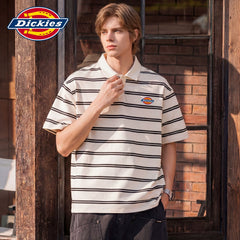 Dickies Emperor Cool Suitable Short Sleeve Polo Shirt Men's Summer Classic Logo Loose Collar Thin T-shirt on Clothes Y
