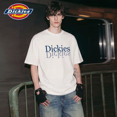 Dickies Emperor Cool Suitable Double layered Color Overlapping Short sleeved T-shirt Men's Summer Cotton Loose Round Neck Half Sleeve Top M