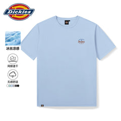 Dickies mesh short sleeved men's T-shirt summer ice silk cool thin training clothes breathable quick drying sports top A