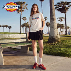 Dickies Cool Suitable Pure Cotton Short sleeved T-shirt for Women's Summer New Style American Trendy Brand Letter Printed Versatile Top m
