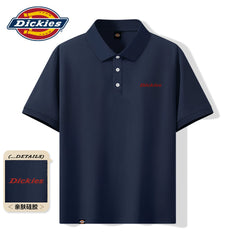 Dickies Mulberry Silk Polo Shirt Men's 26 New Summer High End Collar Short Sleeve Ice Silk Breathable Collar T-shirt A