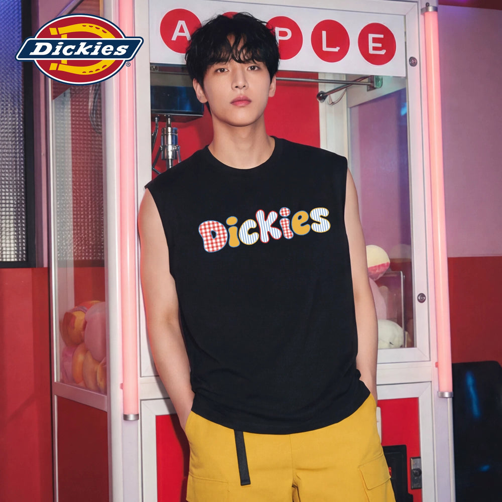 Dickies Emperor Cool Dopamine Printed Tank Top Men's Summer Thin Wear Off Shoulder Sleeveless T-shirt M