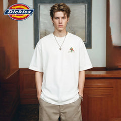 Dickies Emperor Cool Summer Cactus Road Sign Printed Short sleeved T-shirt for Boys, American Half Sleeve Cotton Top M