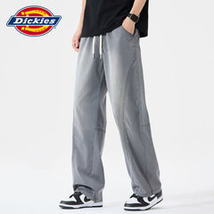Diesel thin Dickies new style drawstring woven pants for men's summer straight leg casual pants Y