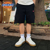 Dickies Cool 26 Spring/Summer Casual Loose Multi Pocket Work Shorts Elastic Waist for Men and Women Couple J
