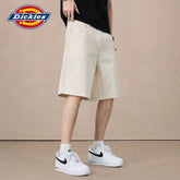 Dickies Cool Summer Casual Denim Shorts Men's Loose Cotton Straight Middle Pants Versatile Five Point Pants M
