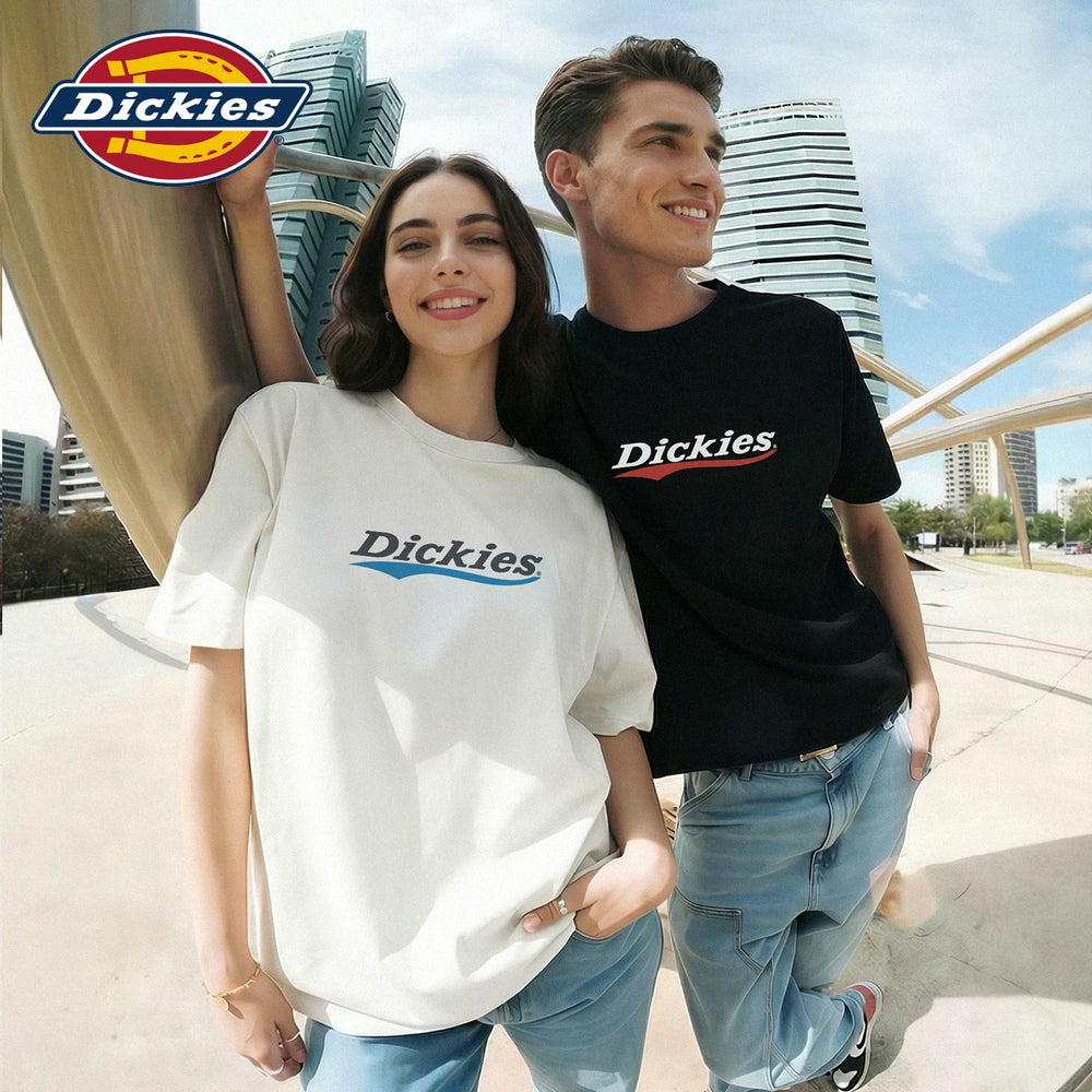 Dickies pure cotton short sleeved t-shirt men's 2026 new summer unisex loose and versatile base T-shirt A