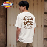Dickies Cool Suitable Pure Cotton Short sleeved T-shirt Men's American High Street Printed Half Sleeve Round Neck Loose Couple Top M