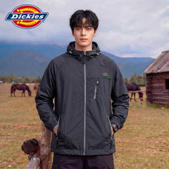 Dickies Cool Summer New Sunscreen Clothes for Men, Loose, Breathable, Simple Zipper Hooded Trendy Brand Top Y