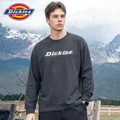 Dickies Cool American Printed New Long Sleeve T-shirt Soft Men's 2026 Spring and Autumn Loose T-shirt Y