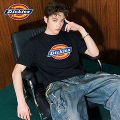 Dickies short sleeved men's 2026 new style American retro high-quality classic logo men's summer T-shirt A