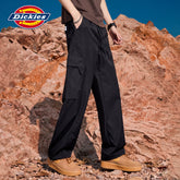 Dickies Cool Bending Knife Casual Pants for Boys, American High Street Wide Leg workwear Pants, Loose Straight Pants, M
