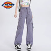 Dickies Emperor Cool Suitable American Mountaineering Sunscreen Work Clothes Casual Pants Women's Summer Elastic Waist Multi Pocket Straight Leg Pants Y