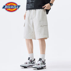 Dickies Emperor Cool Suitable American Summer Casual Multi Pocket Men's Drawstring Thin Loose Straight Leg Shorts Y