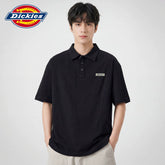 Dickies Cool Summer New Simple Thin Collar Short Sleeve Polo Shirt Men's Breathable Commuter Top Y