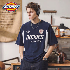 Dickies Di Ku Shi Solona Short sleeved T-shirt Men's Summer Trendy Brand Printed Sports Loose Half Sleeve Top M