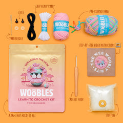 Sebastian the Lion Pastel Crochet Kit