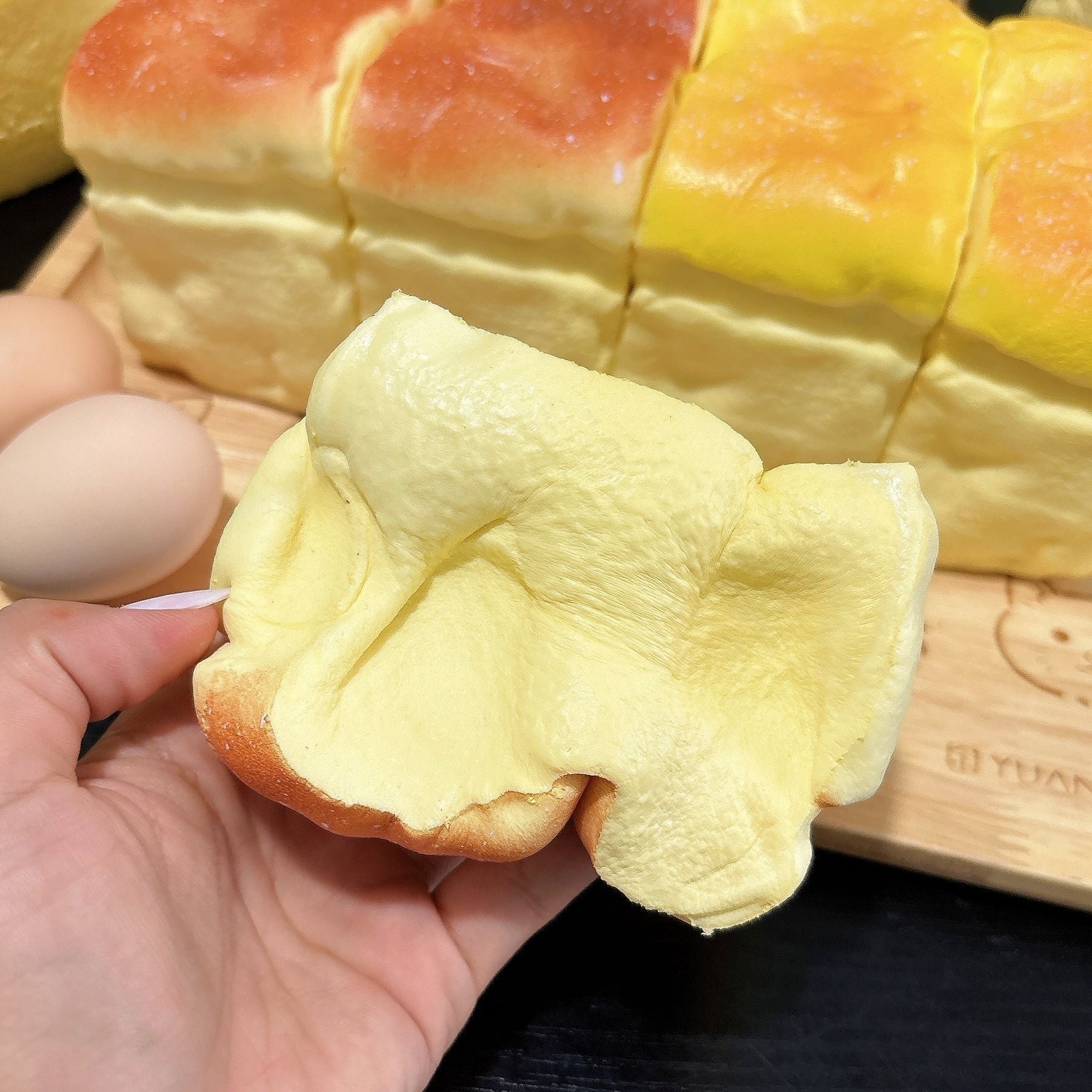 Custard Bread Slow Rising Squishy Stress Relief Decompression Toy