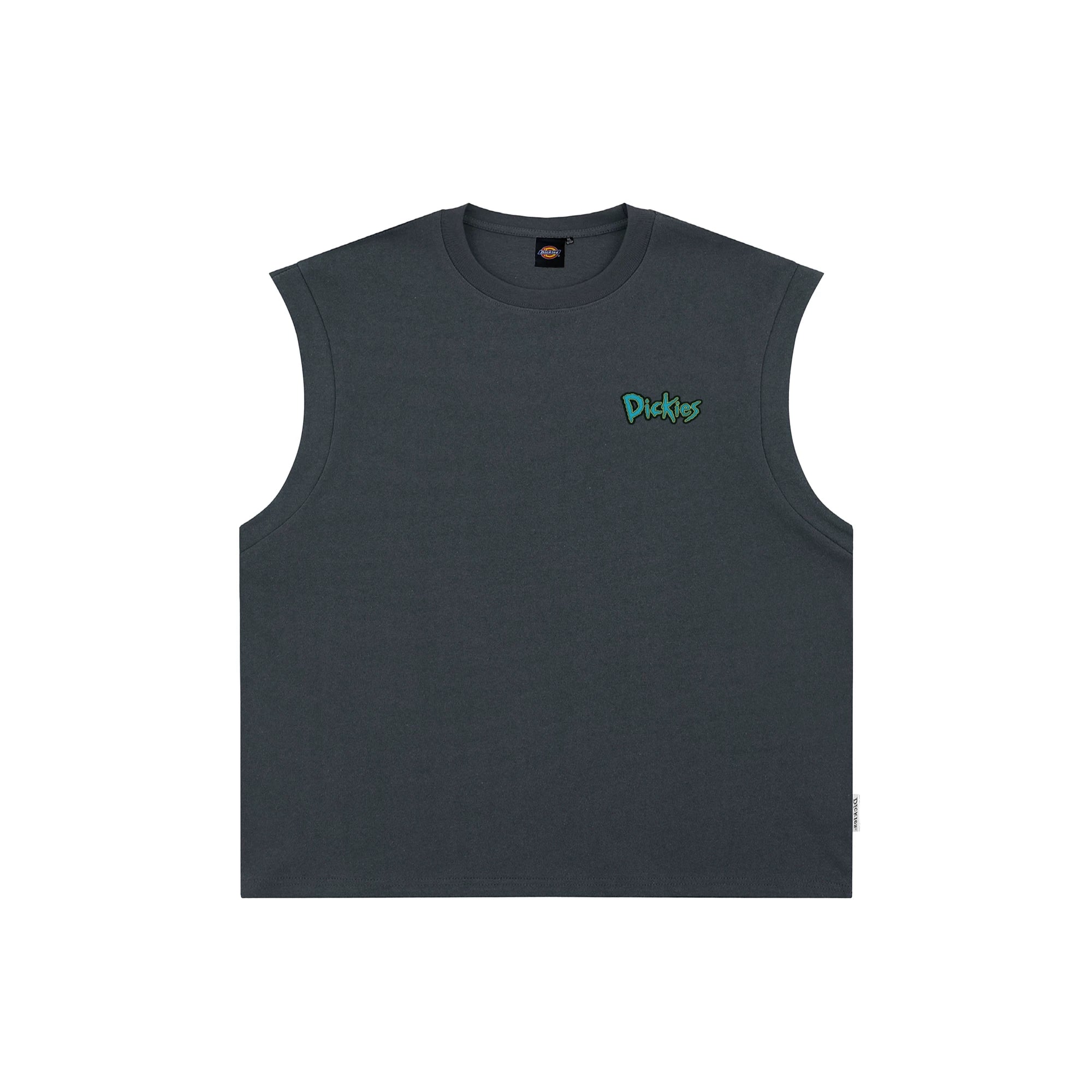 Dickies Cool Suitable Cotton Shoulder Waist Men's Summer Trendy Brand Loose Sports Fitness Sleeveless T-shirt M