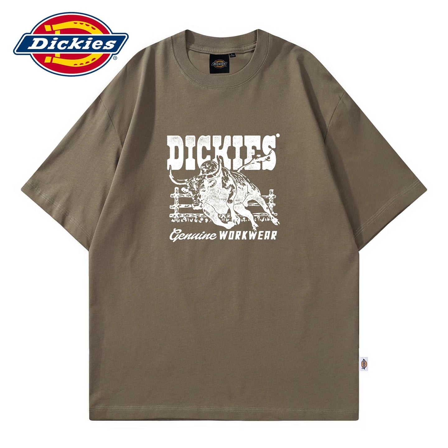 Dickies Cool Summer Soft Round Neck Short Sleeve Men's Thin T-shirt Printed T-shirt Casual Five Step Sleeve Y