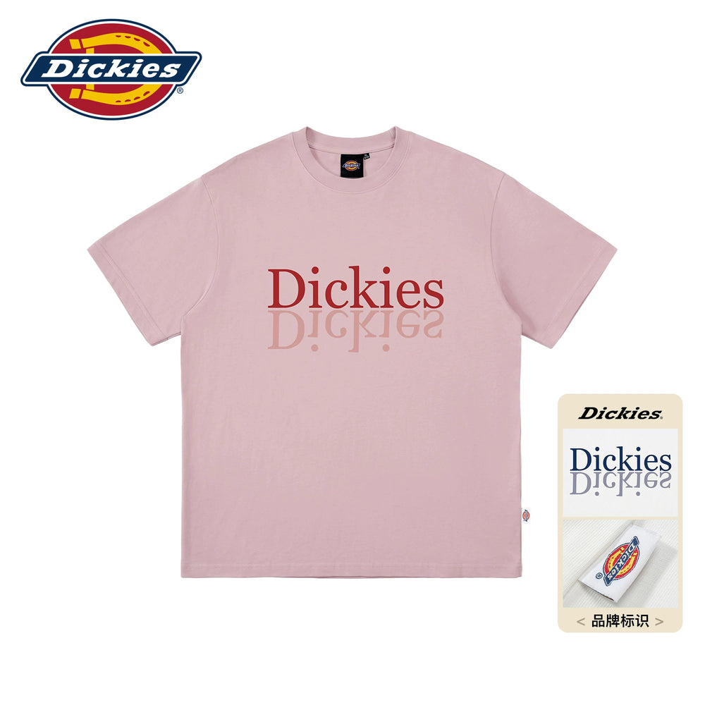 Dickies Emperor Cool Suitable Double layered Color Overlapping Short sleeved T-shirt Men's Summer Cotton Loose Round Neck Half Sleeve Top M
