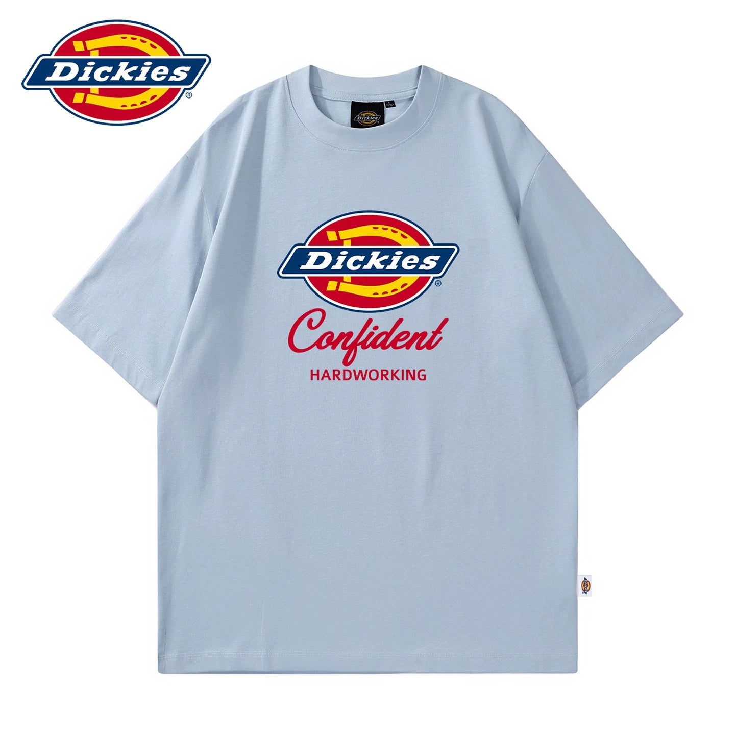Dickies Cool Summer Thin Short Sleeve T-shirt Couple's Letter Printed Half Sleeve Loose Round Neck Top Y