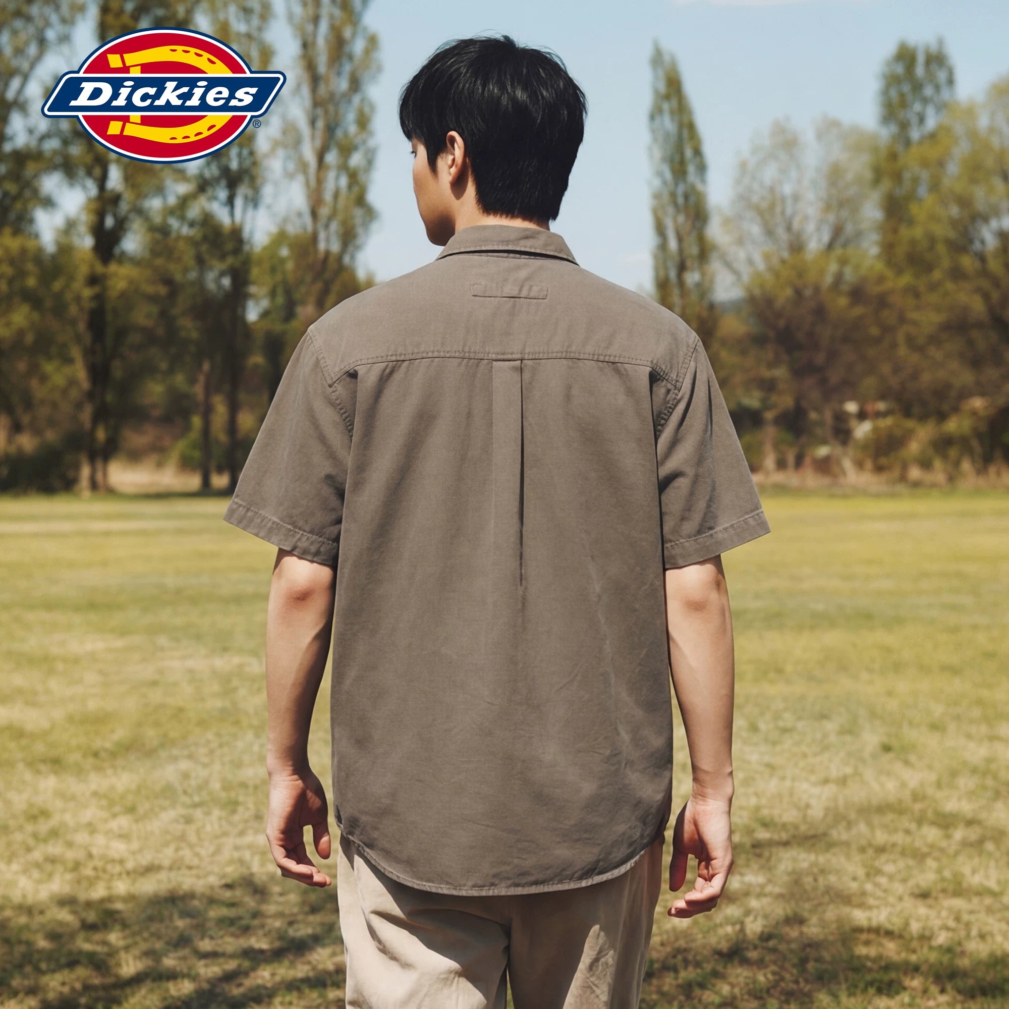 Diesel Dickies workwear short sleeved shirt men's American fashion brand loose casual top M
