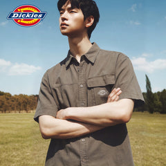 Diesel Dickies workwear short sleeved shirt men's American fashion brand loose casual top M