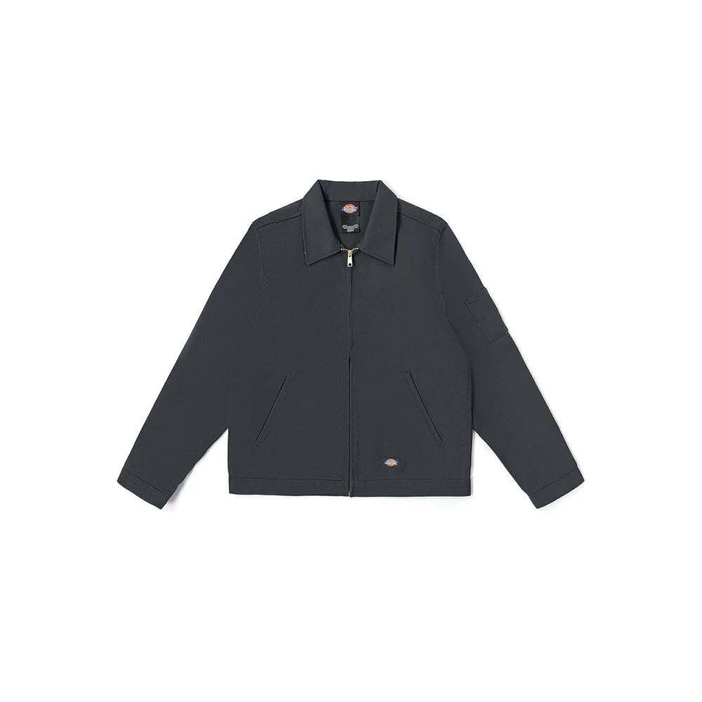 Dickies American workwear jacket unisex Lincoln green polyester cotton blend easy to clean long sleeved jacket