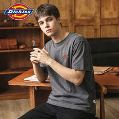 Dickies Cool Summer Thin Classic Small Label Printed Short Sleeve T-shirt for Men's Casual Soft Half Sleeve Shirt Y