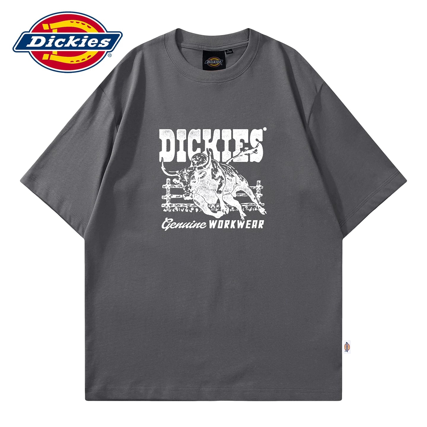 Dickies Cool Summer Soft Round Neck Short Sleeve Men's Thin T-shirt Printed T-shirt Casual Five Step Sleeve Y