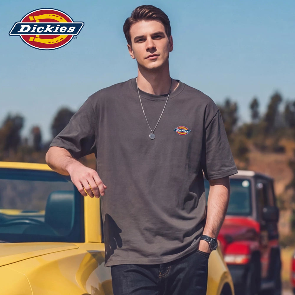 Dickies Emperor Cool Suitable Short sleeved Men's New Loose, Comfortable, Simple, Trendy Brand, High end, Pure Cotton Printed T-shirt M
