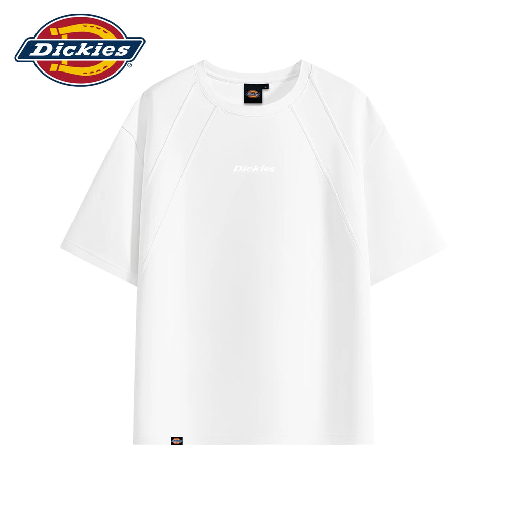 Dickies short sleeved T-shirt men's 2026 summer new high-quality heavyweight deconstruction splicing half sleeved loose T-shirt A