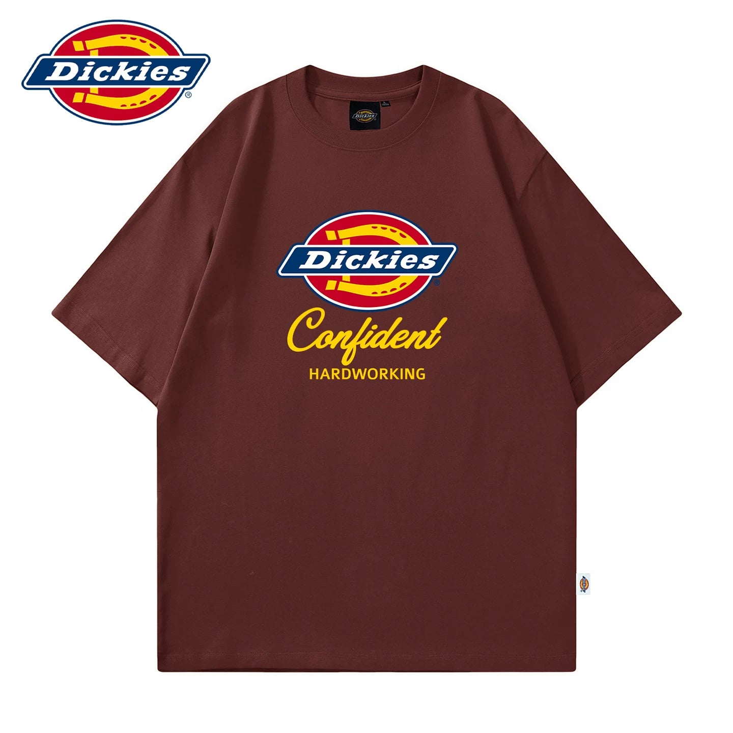 Dickies Cool Summer Thin Short Sleeve T-shirt Couple's Letter Printed Half Sleeve Loose Round Neck Top Y