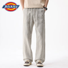 Linen Lyocell Dickies Emperor Cool Suitable Casual Pants for Men's Summer New Style Woven Thin Wide Leg Pants Y