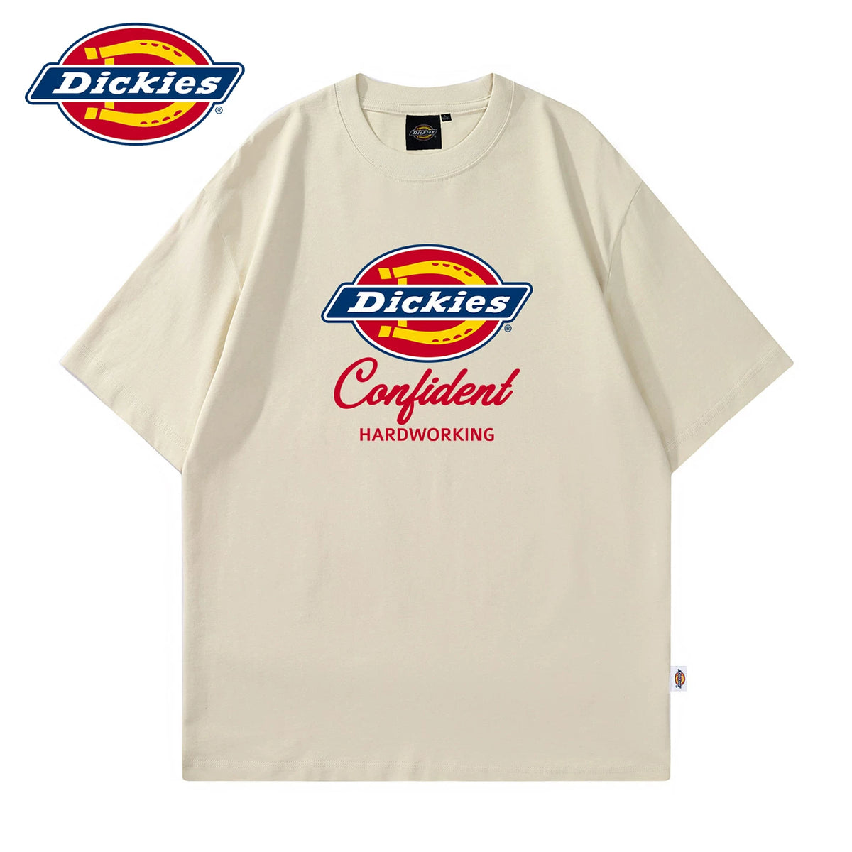 Dickies Cool Summer Thin Short Sleeve T-shirt Couple's Letter Printed Half Sleeve Loose Round Neck Top Y