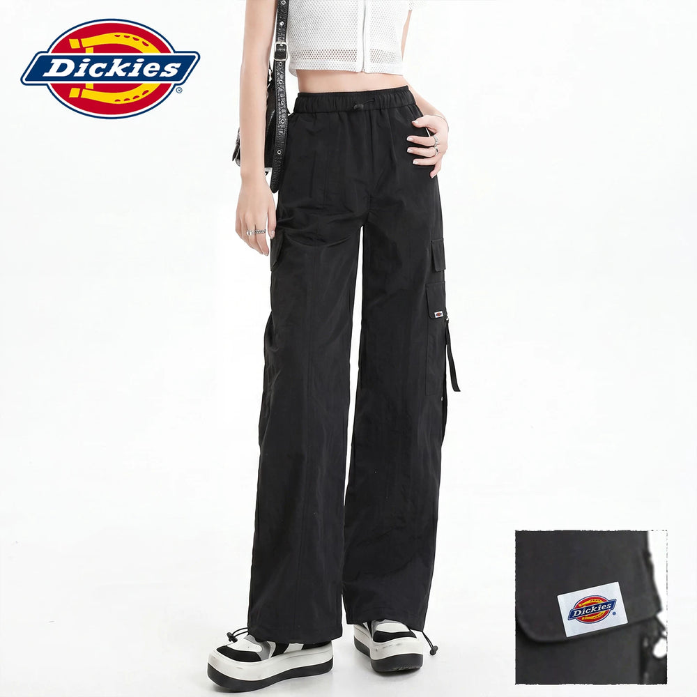 Dickies Emperor Cool Suitable American Mountaineering Sunscreen Work Clothes Casual Pants Women's Summer Elastic Waist Multi Pocket Straight Leg Pants Y