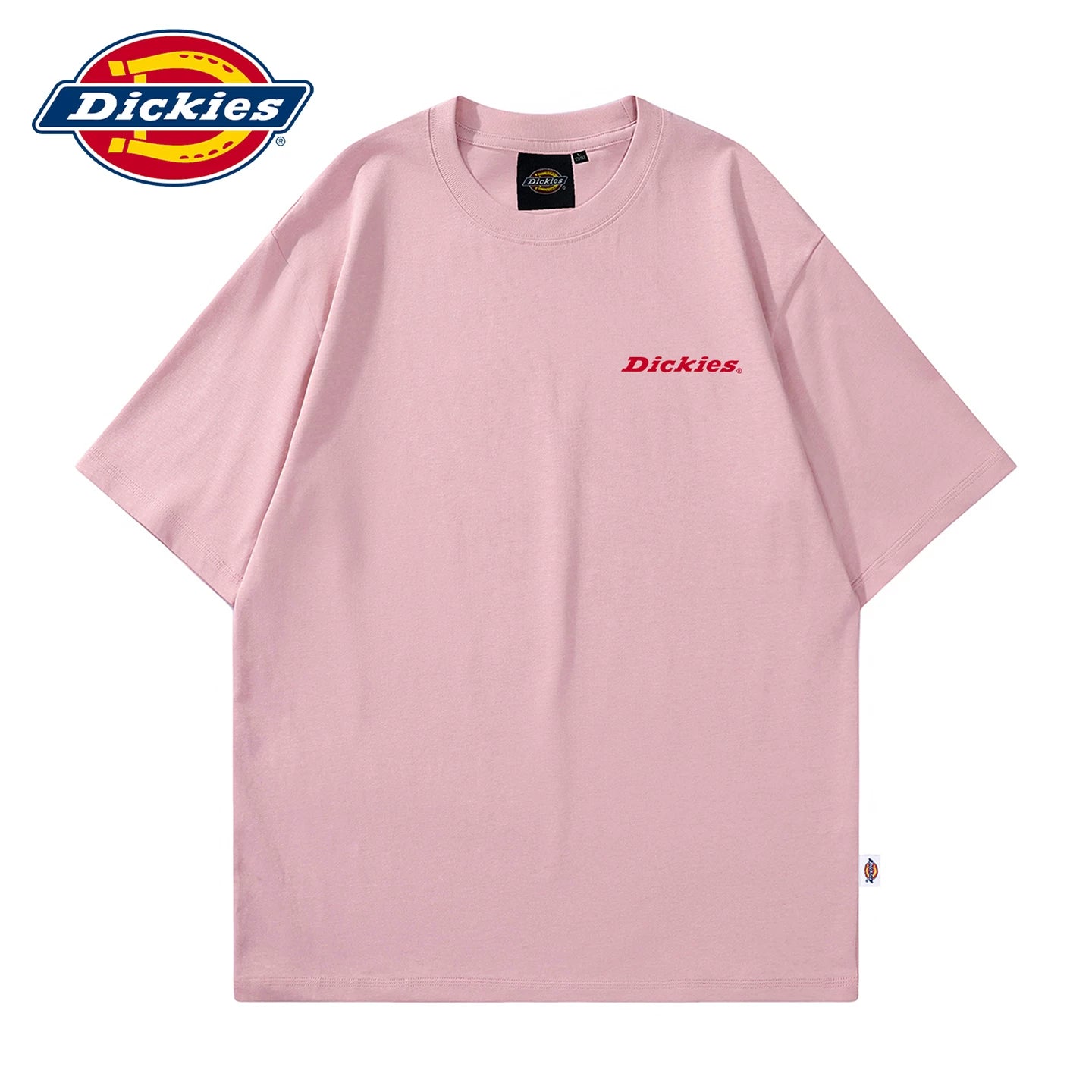 Dickies Classic American Letter Printed Short sleeved T-shirt for Men in Summer, Thin and Breathable Upper Clothing Y