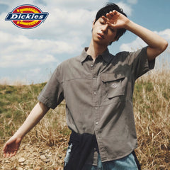 Diesel Dickies workwear short sleeved shirt men's American fashion brand loose casual top M