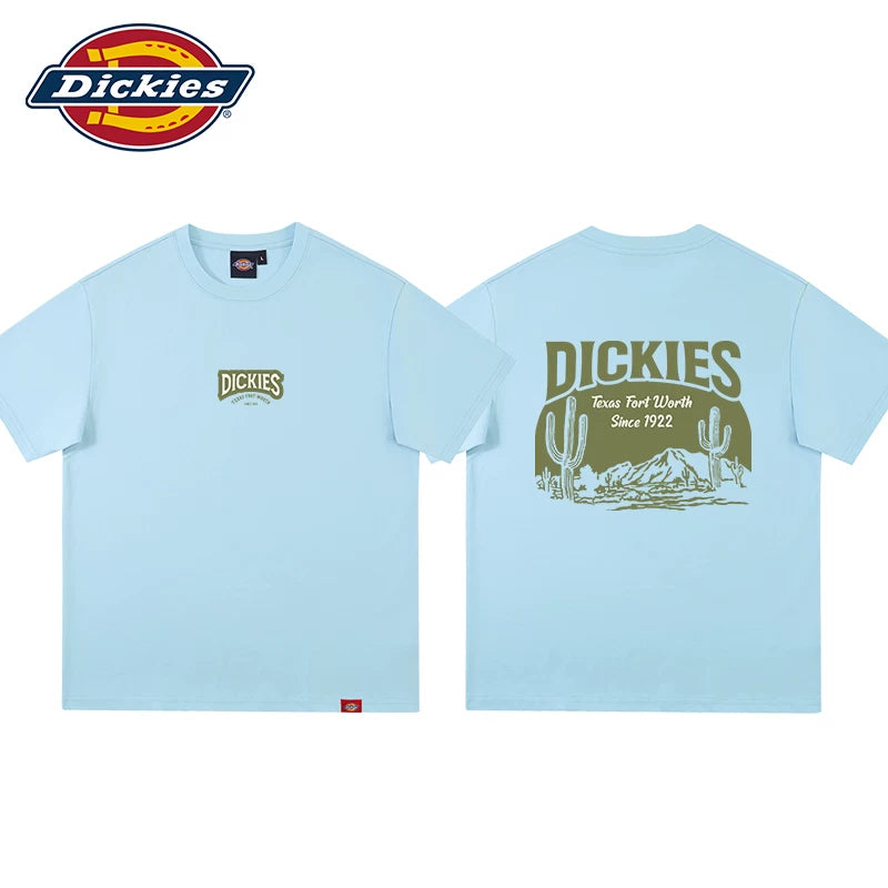 Dickies Emperor Cool Suitable Loose Back Letter Printed Casual Short sleeved T-shirt for Men and Women Couple American Style YHJ