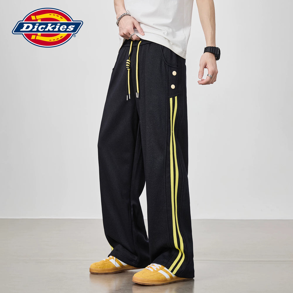 Dickies Emperor Cool Suitable Side Striped Bent Knife Casual Pants Men's Summer Splicing Color Contrasting Loose Straight Leg Wide Leg Pants M