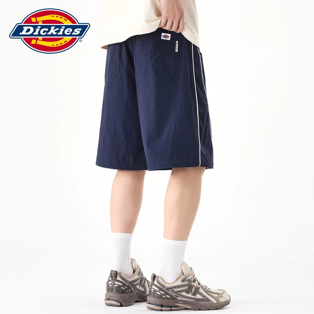 Dickies Emperor Cool Thin Summer New Style Drawstring Design Casual Shorts Men's Loose Straight Pentagram Pants Y