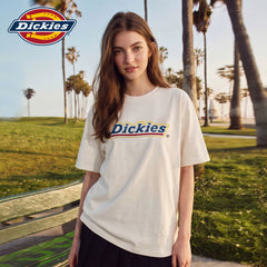 Dickies Cool Suitable Pure Cotton Short sleeved T-shirt for Women's Summer New Style American Trendy Brand Letter Printed Versatile Top m
