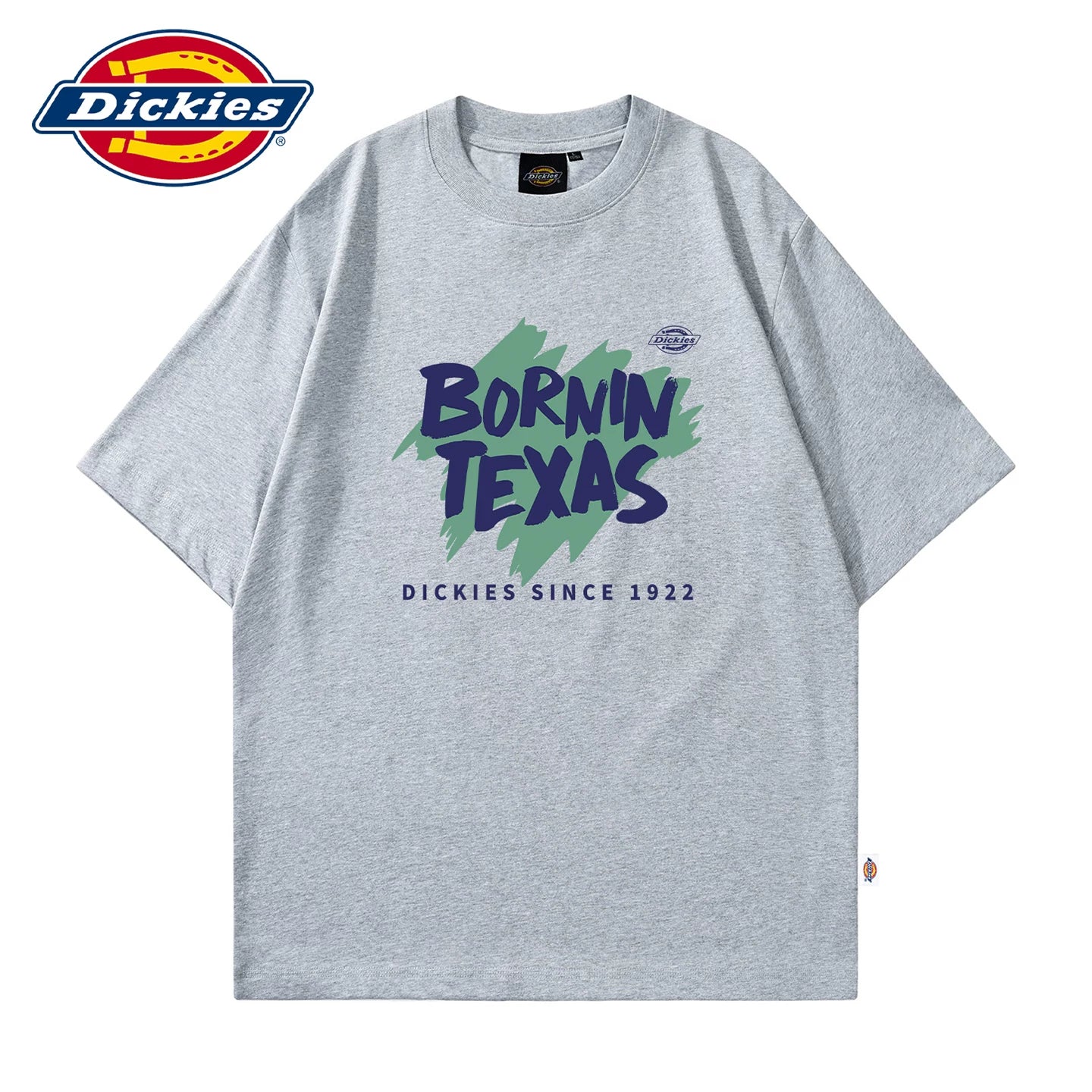 Dickies Cool American New Printed Short Sleeve Summer Men's Soft Thin Half Sleeve T-shirt Loose T-shirt Y