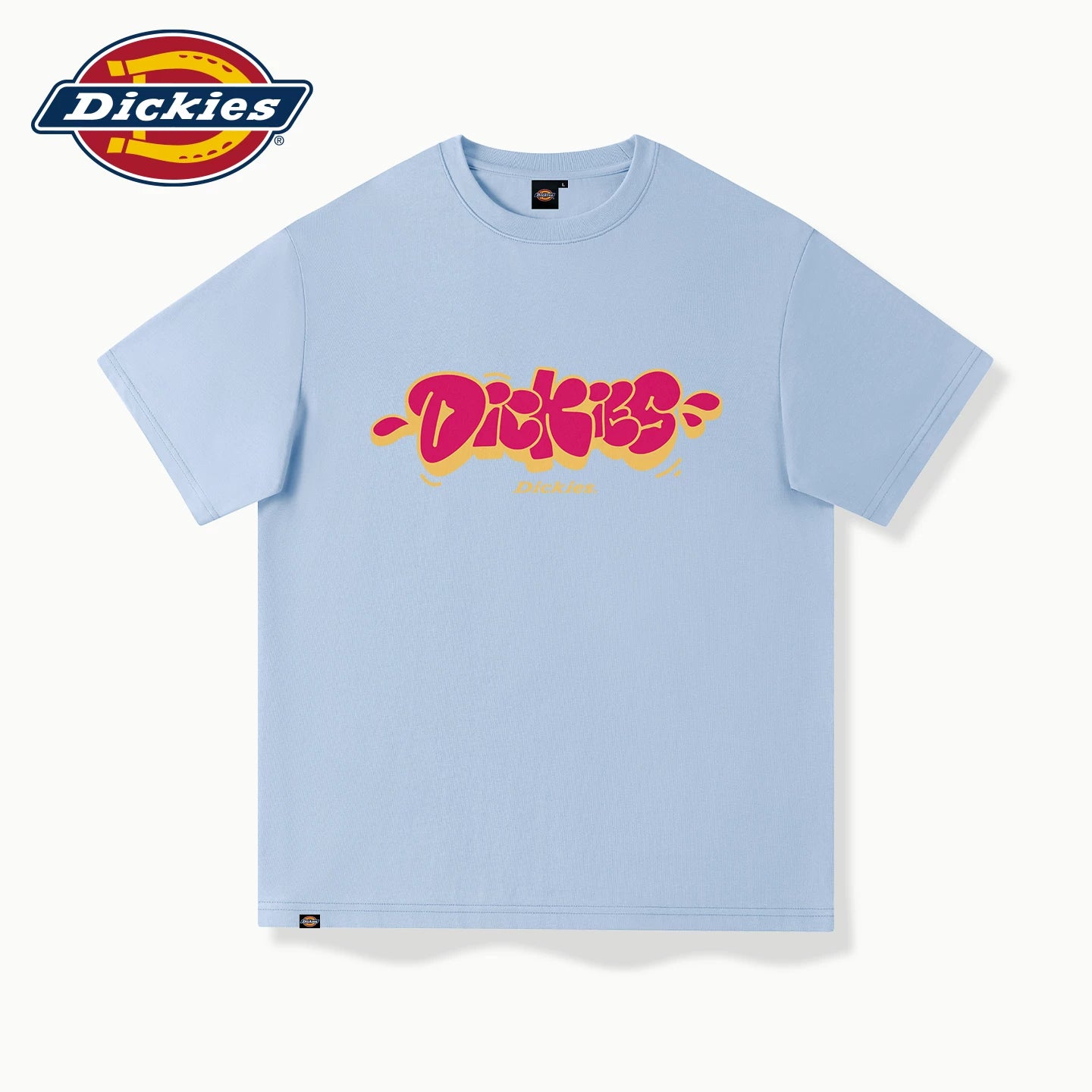 Dickies short sleeved t-shirt men's 2026 summer new loose 220G heavyweight pure cotton half sleeved couple's summer outfit A