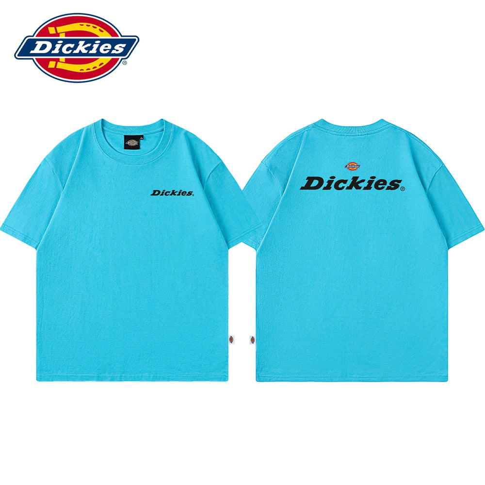 Dickies Cool Summer Letter Printed Design Short Sleeve T-shirt Men's New Round Neck Thin Top Y